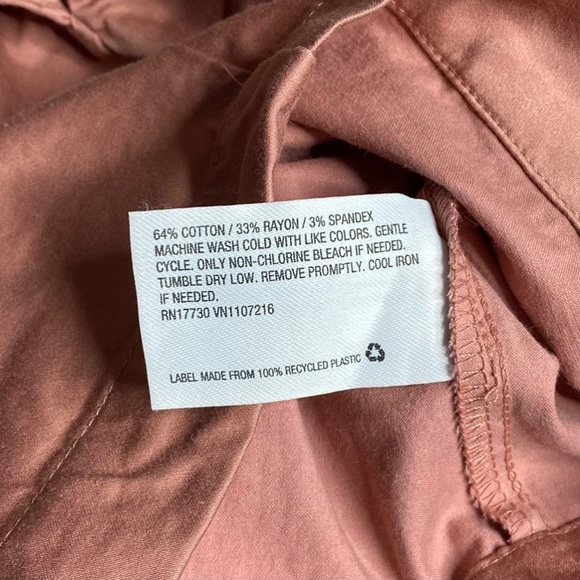 The Nines by HATCH Flounce Off the Shoulder Button Front Maternity Jumpsuit - Picture 9 of 11